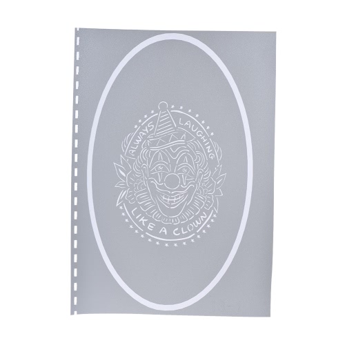 

Reusable Airbrush Temporary Adhesive Stencils Template Book for Henna Tattoo Body Art Painting Supplies A4 Size