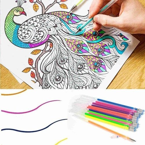 

Candy Colors Refills Neon Glitter Pastel Art Pen