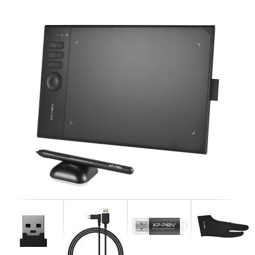 XP-Pen Star 06 10 * 6 polegadas 2.4G Wireless USB Wired Graphics Drawing Tablet