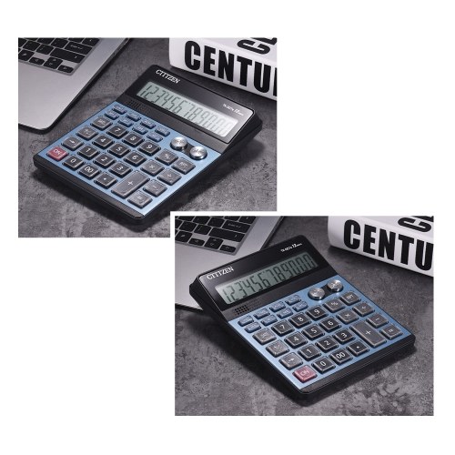 

GTTTZEN TK-007e Electronic Calculator 12 digital Real Human Voice Plastic Button Large Display Calculator for Office Business Grocery Store Accounting