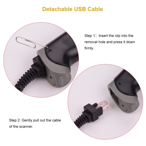 

Aibecy Handheld 1D USB Barcode Scanner Bar