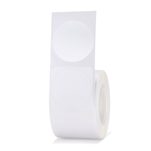 

Niimbot White Blank Thermal Printing Paper Roll Barcode Price Size Name Label Paper Waterproof Oil-Proof Tear Resistant 30*15mm 460sheets/roll for B3S/B11 Thermal Printer for Home Organizer Supermarket Warehouse