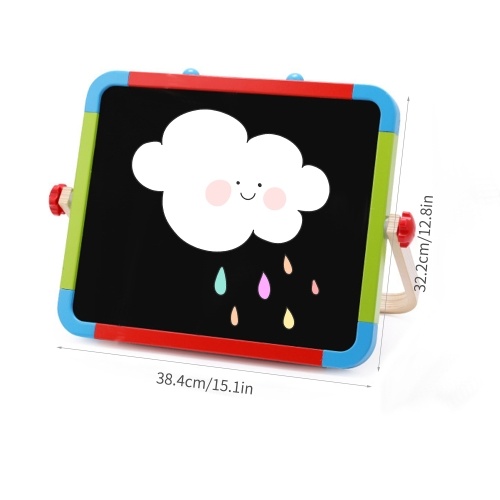Tabletop Wooden Easel Double-Sided