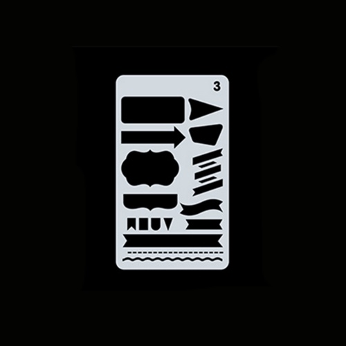 

1pc Drawing Stencils Hollow Out Design