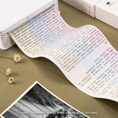 

PAPERANG 3 Rolls 111x30mm Thermal Paper Roll Rainbow Paper