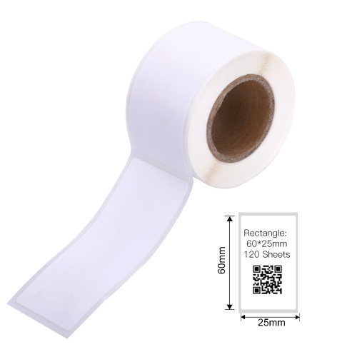 

Aibecy Label Paper Thermal Sticker Self-Adhesive Printable Paper Roll Waterproof Oil-Proof Tear Resistant for Price Name Barcode Clear Printing for DP23 Series Thermal Printer Label Maker Machine