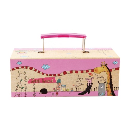 

Multifunctional Handheld Pencil Case Three Layers Password Lock Pencil Box Large Capacity Stationery Box for Boys and Girls