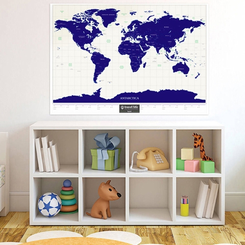

Scratch Off World Travel Map Luminous Version