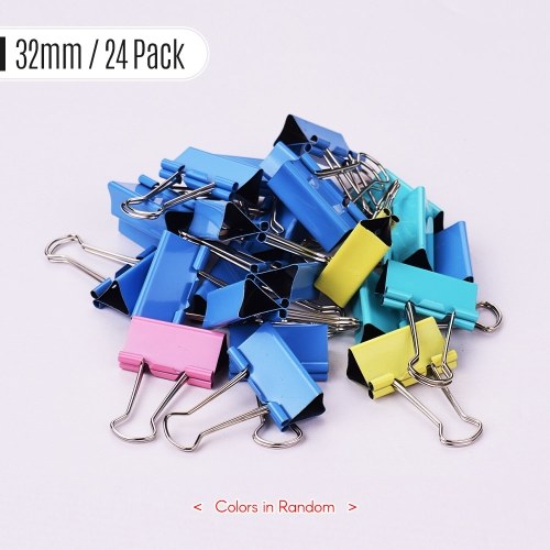 

60pcs Binder Clips Paper Clamps