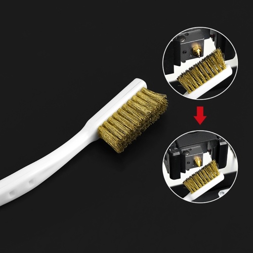

Aibecy 3D Printer Nozzle Cleaning Brush Copper Wire Cleaner Tool for Cleaning Nozzle Hotend Hot Bed Print Head Block