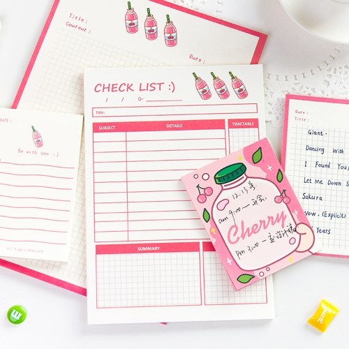 

101 Collection Series Memo To Do List Sticky Notes Planner B5 Notebook Multiple Types Optional