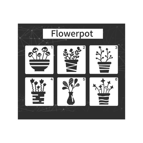 

Children Drawing Stencils PET Material Painting Templates Reusable