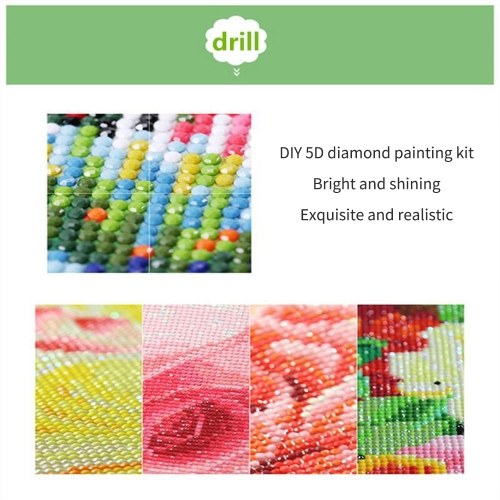 

DIY 5D Diamond Painting Kit Christmas Cartoon Pattern