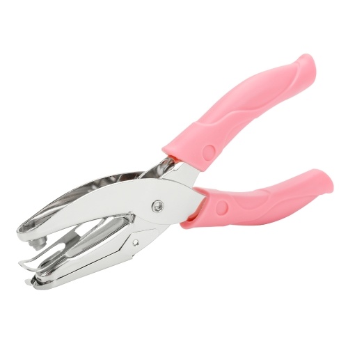 tenwin Handheld One-Hole Punch Single Hole Puncher Heavy Duty 8 Sheet Capacity for Binder Notebook Craft Paper Greeting Cards Scrapbook
