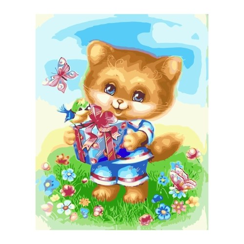DIY Canvas Oil Painting Paint by Numbers Kit
