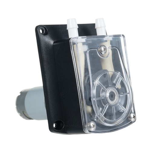 GROTHEN DC 24V Peristaltic Pump Large Flowrate Liquid Dosing Pump 1500ml/min 2 Rollers with Food-grade PHARMED BPT   Tube for Aquarium Lab Chemical Analysis Dosing Additives 