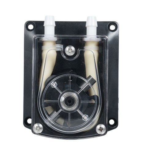 GROTHEN DC 24V Peristaltic Pump Large Flowrate Liquid Dosing Pump 1500ml/min 2 Rollers with Food-grade PHARMED BPT   Tube for Aquarium Lab Chemical Analysis Dosing Additives 
