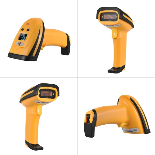 

433Mhz Wireless Scanner Cordless Handheld 1D Barcode Bar Code Reader USB Receiver for Supermarket Library Express Company Retail Store Warehouse