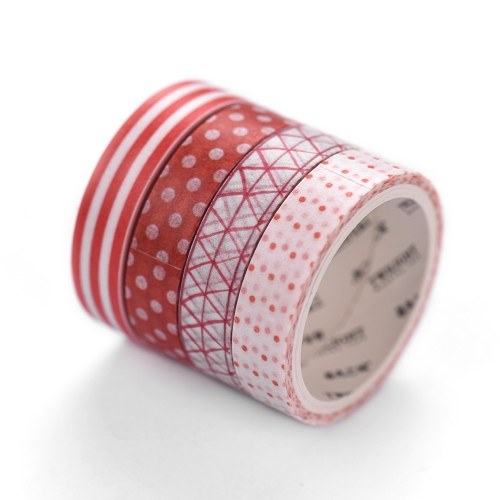 

4Pcs Basic Decorative Masking Paper Tape Set