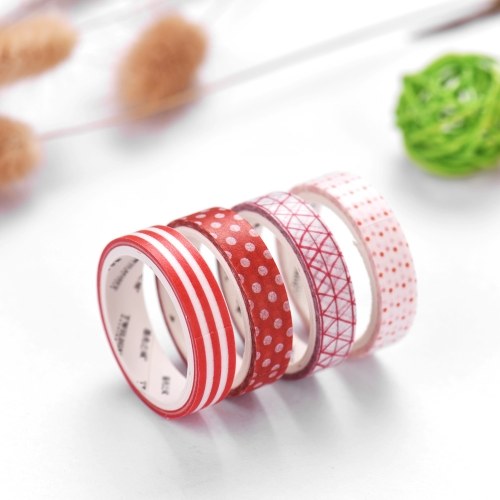 

4Pcs Basic Decorative Masking Paper Tape Set