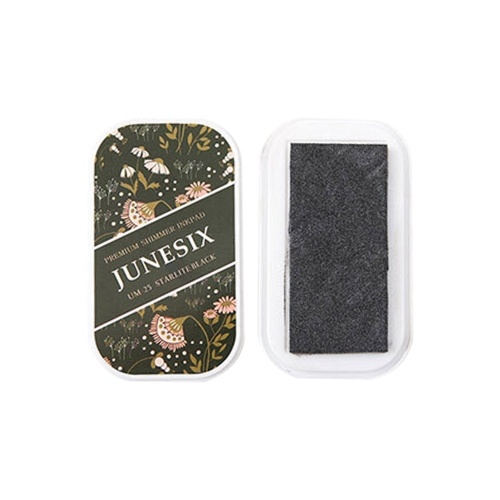 

Cute Ink Pad Metal Bright Color Acid-Free Non-Toxic Inkpad for Children Adult