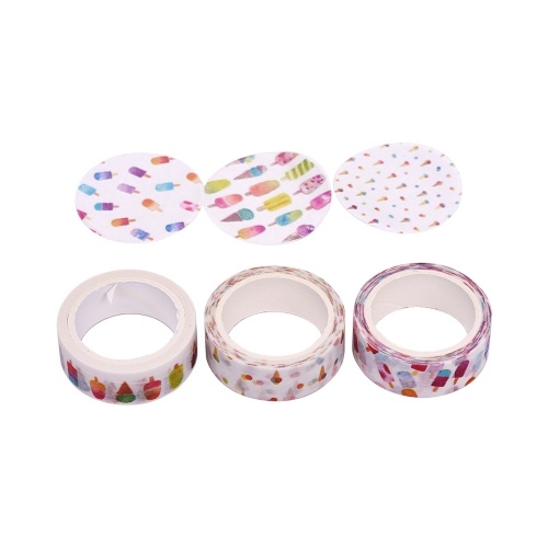 

3 Pcs Decorative Masking Paper Tape Set