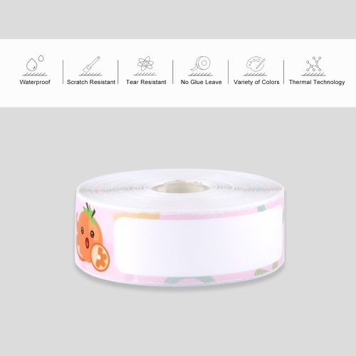 

Thermal Printing Label Paper Barcode Price Size Name Blank Labels Waterproof Tear Resistant 14*60mm 110pcs/roll