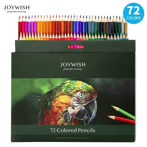 JOYWISH12 / 18/24/36/48/72色鉛筆プロのオイルアート色鉛筆セット学生子供大人のためのスケッチを描くためのアーティスト塗り絵を書く