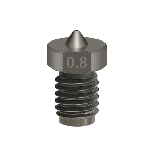 

Aibecy 3D Printer Parts Hardened Steel Die Steel Nozzle 1.75mm 0.2/0.3/0.4/0.5/0.6/0.8/1.0mm for Creality 3D Printer 1.75mm Filament