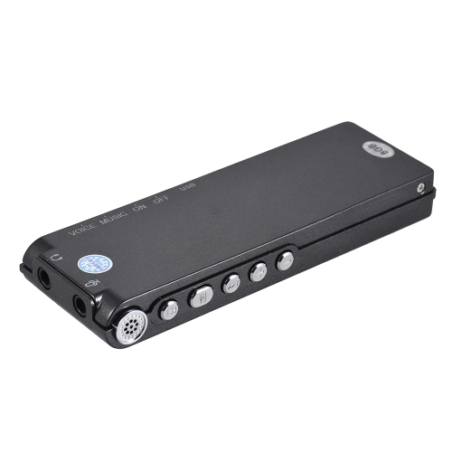 

Professional Voice Audio Telephone Recorder Dictaphone 8GB MP3 Music Player Sound Active 384Kbps Supports Multi-language for Business Meeting Concert Lectures