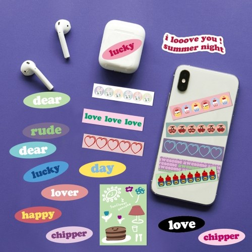 

Cherry Love Cartoon Sticker Self-Adhesive Decoration