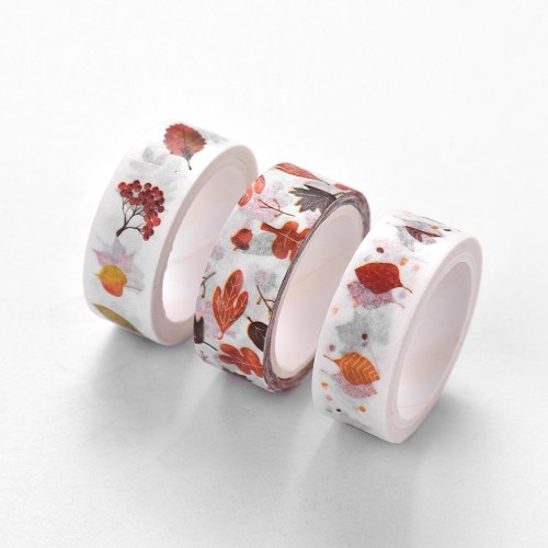 3 Pcs Decorative Masking Paper Tape Set