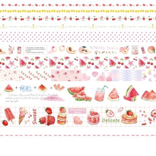 

Washi Japanese Paper Tape Scrapbooking Tape Rolls 2 Meters
