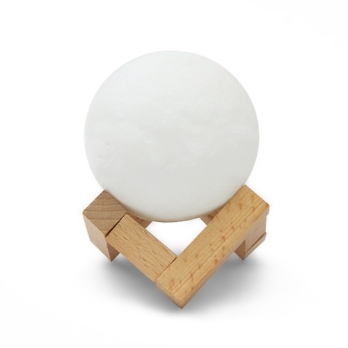 

Touched Switch LED Moon Lamp Children Bedside Night Light Bedroom Lights USB Moon-shaped Table Light