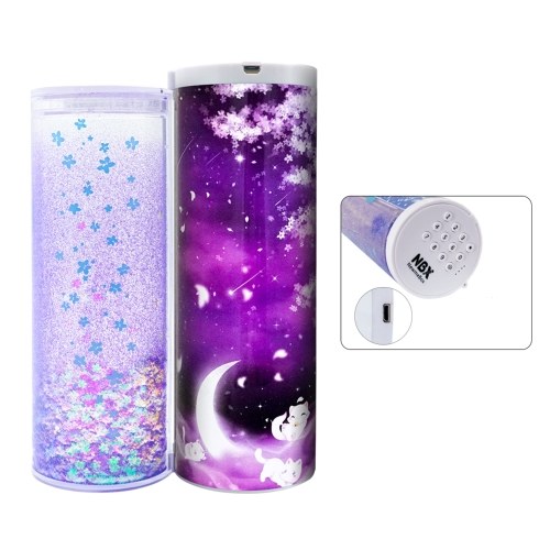 

NBX Password Lock Pencil Case Quicksand Cute Cartoon Pattern Pen Holder Multifunctional Large Capacity Stationery Storage Box with Mirror Calculator Dry Erase Marker for School Teen Boys Girls Students