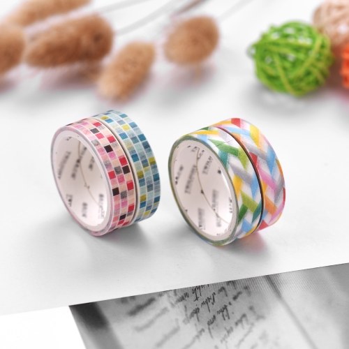 

4Pcs Basic Decorative Masking Paper Tape Set