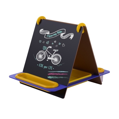 

Onshine 3-in-1 Double Sided Tabletop Art Easel Chalkboard Drawing Dry Erase Board