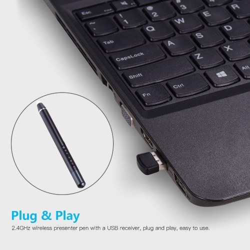 

Wireless Presenter Remote Rechargeable Pointer Pen