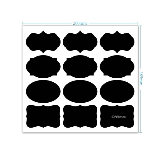 

Chalkboard Label Waterproof Reusable Sticker Blackboard Stickers