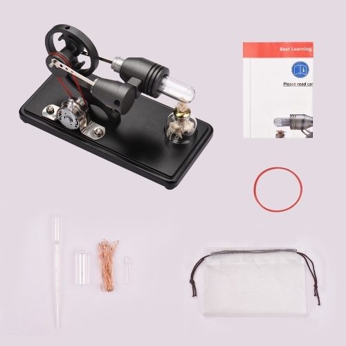 LL-006-BR Hot Air Stirling Engine Electricity Generator Motor Model 