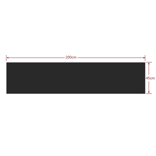 

Wall Sticker Educational White Chalkboard Sticker Cuttable Blackboard Notice Board PVC Decal for Home School Office Restaurant Decor 78.7 * 17.7''