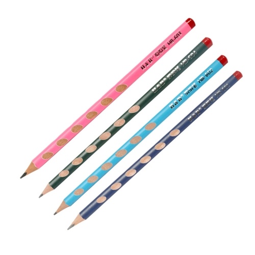 H&B 30Pcs/Set Wooden Pencils Children Writing Pen Posture Correction Sketch Pencils Pen for Kids Students