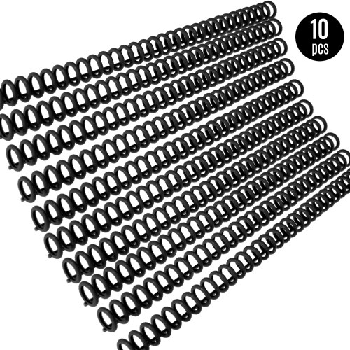 

KW-trio 10pcs Plastic 30-Hole Loose Leaf Binders Ring Binding Spines Combs