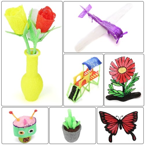 

Aipecy 3D-ручка для печати с ручкой-держателем работает с ABS PLA Filament для детей Art Craft Drawing DIY Gift