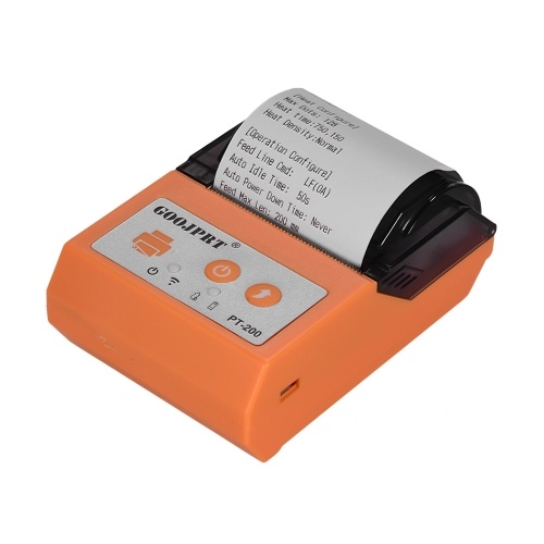 

GOOJPRT PT200 Portable Wireless BT 58mm Receipt Thermal Printer