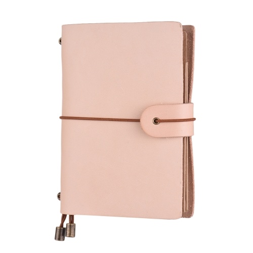 

Leather Soft Cover Refillable Journal Notebook with Elastic Strap Diary Travel Business Notepad Lined Blank Grid Paper for Men & Women Sketching Writing