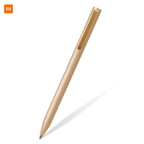 Xiaomi Mijia Placa de assinatura caneta de caneta de caneta Pen 0.5mm ponto de escrita suave 9,5mm porta pólo de metal