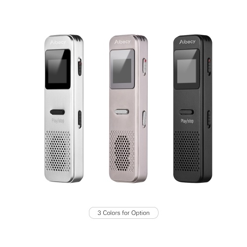 

Aibecy Voice Activated Recorder Digital Voice Recorder MP3 Music Player with Loudspeaker for Meetings Lectures