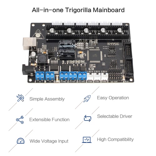 

Anycubic MEGA i3 3D Printer Metal Frame Support Auto Leveling Filament Detect Intelligent Resume with 3.5" Touchscreen Heatbed Large Printing Size Industrial Grade High Precision