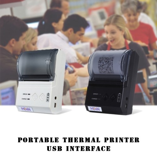 

HOP-E200 Portable Thermal Receipt Printer USB Connection